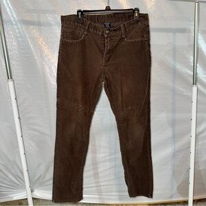 Royal Bones Men's Corduroy Pants in Rich Brown